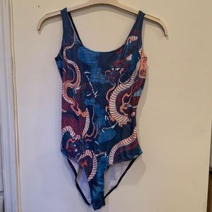 BLACKMILK Dragon Swimsuit - M - limited edition